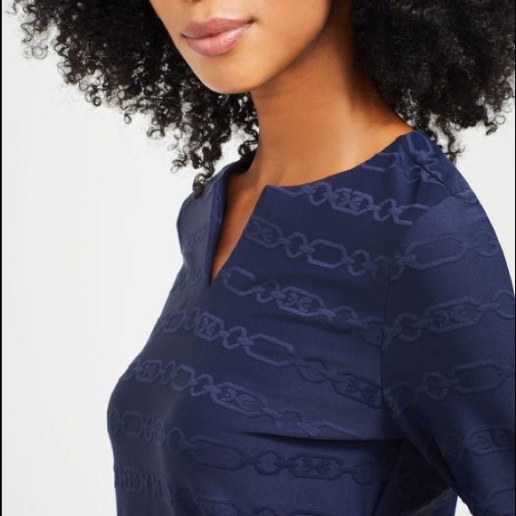 J. McLaughlin Tops Jmclaughlin Carly Top In Carriage Chain Jacquard